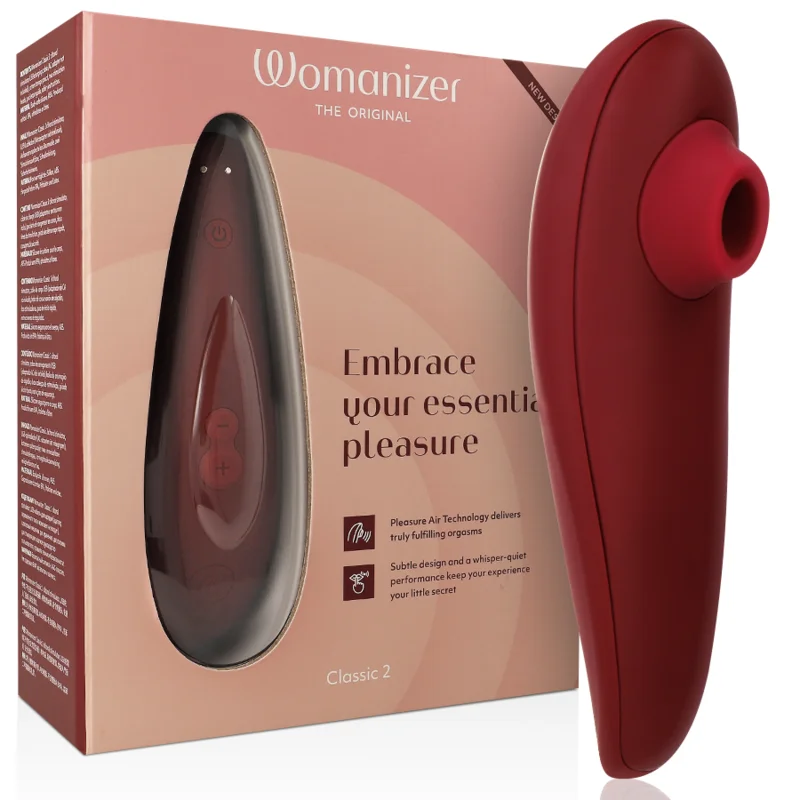 Womanizer Classic 2 Bordeaux stimolatore clitorideo Pleasure Air
