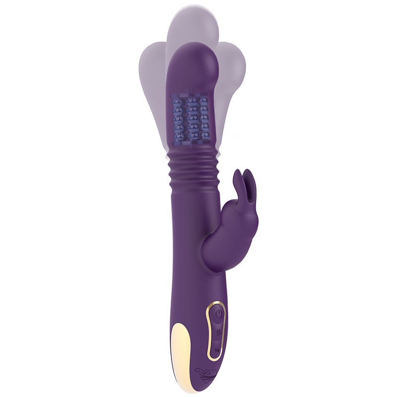 Treasure Bastian vibratore rabbit rotante con spinta