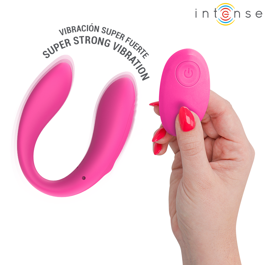 Intense Nora vibratore di coppia a U rosa 10 programmi