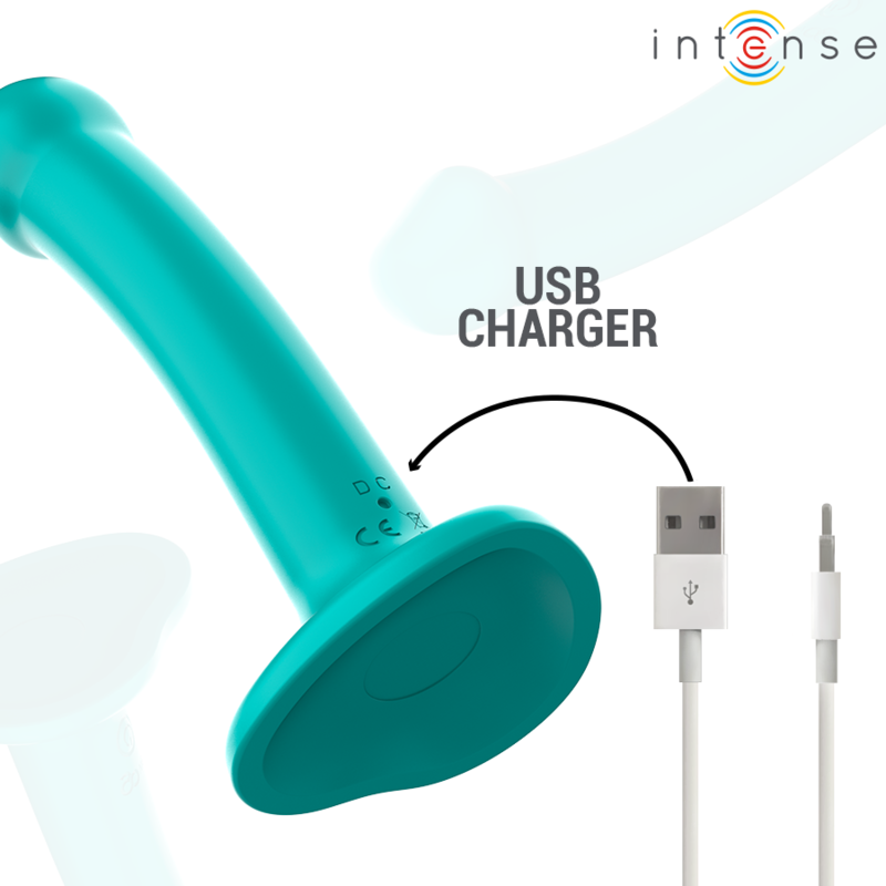 Intense Katie vibratore blu in silicone con telecomando