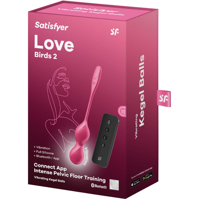 Satisfyer Love Birds 2 palline kegel vibranti 12 modi