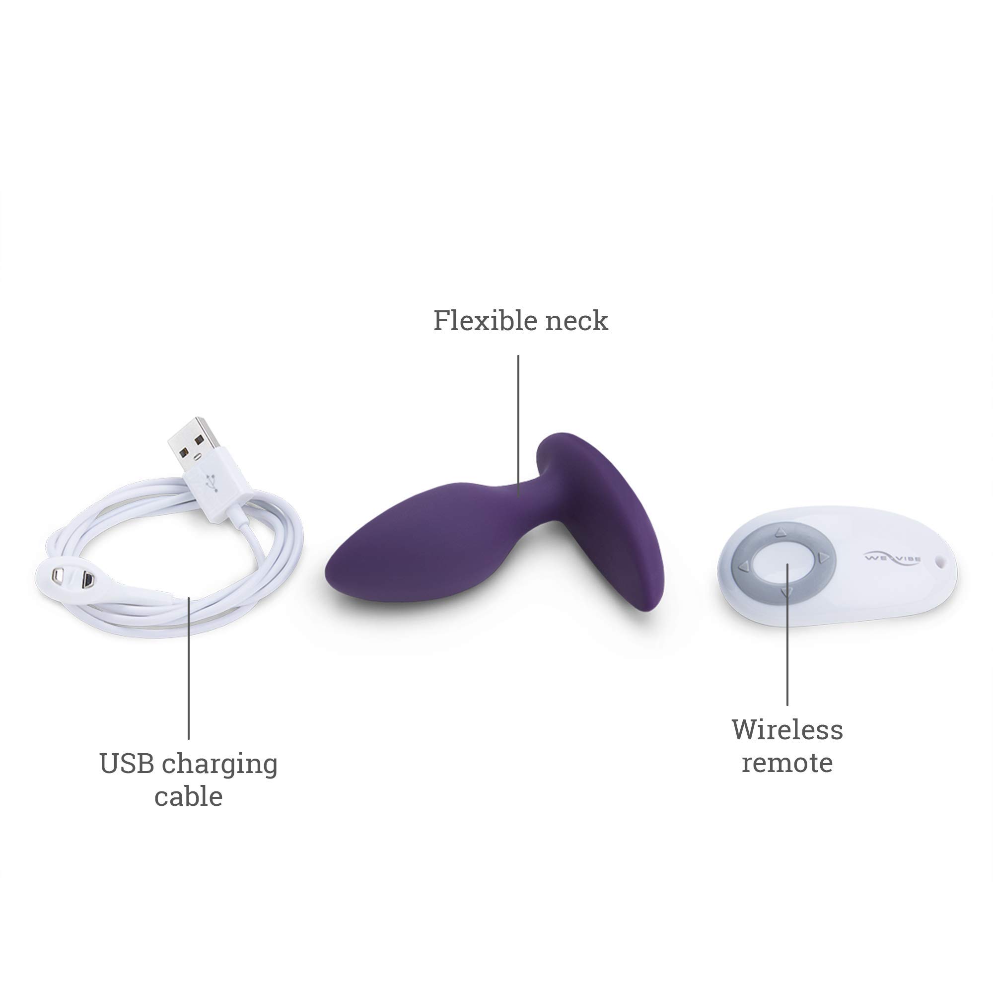 We-Vibe Ditto plug anale vibrante viola ricaricabile