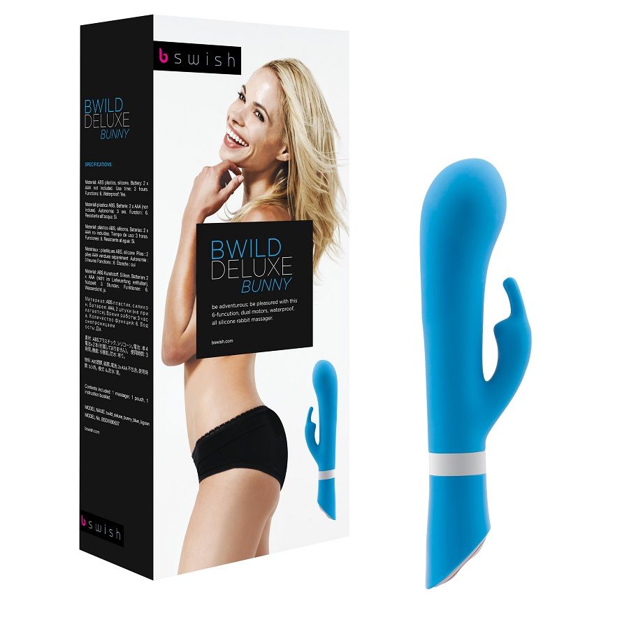 B Swish Bwild Deluxe Bunny vibratore rabbit giada 2 motori