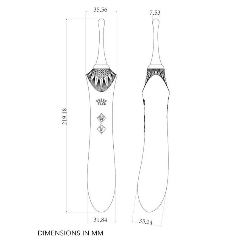 Zalo Bess 2 stimolatore clitorideo riscaldante nero