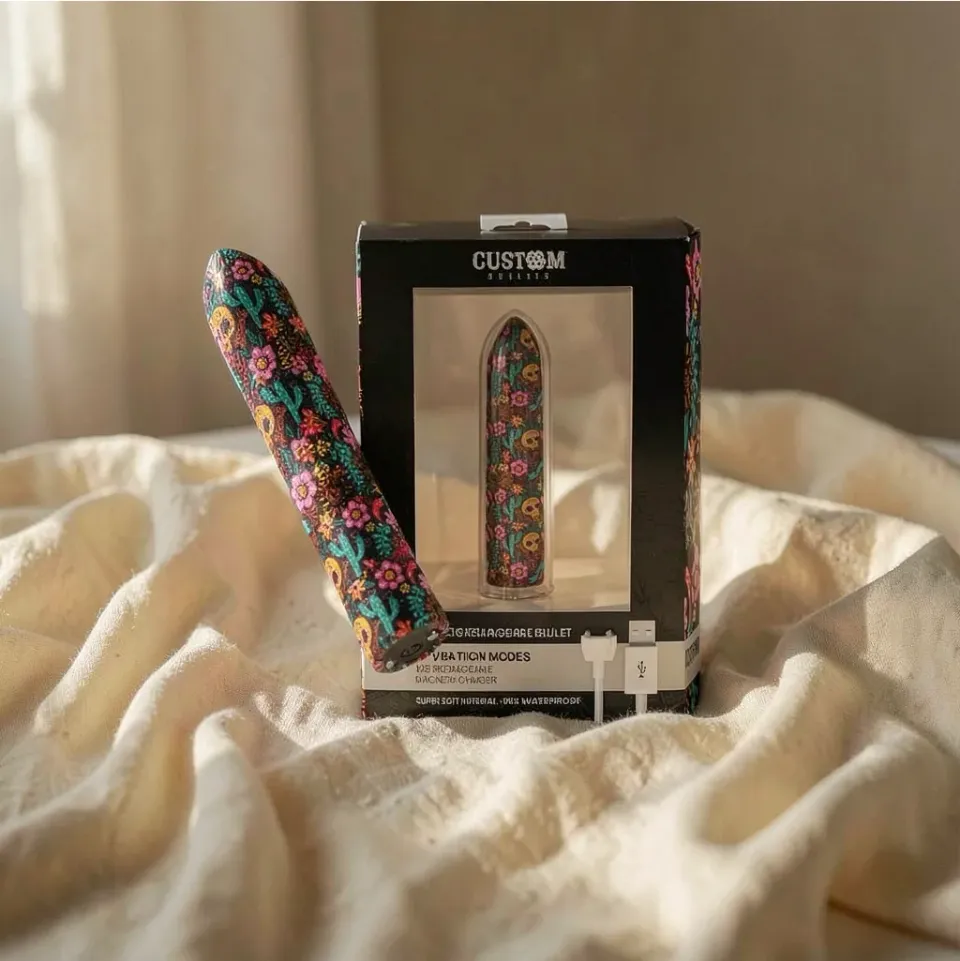 Custom Bullets Floreali mini vibratore floreale 10 funzioni