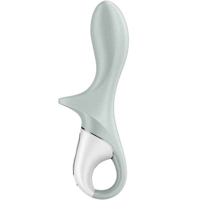 Satisfyer Air Pump Booty 3 plug gonfiabile grigio verde