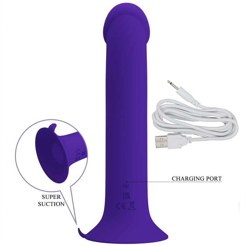 Pretty Love Murray dildo vibrante viola ventosa