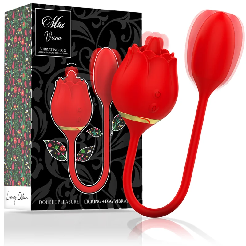 MIA Vienna Plus stimolatore clitoride rosa con uovo