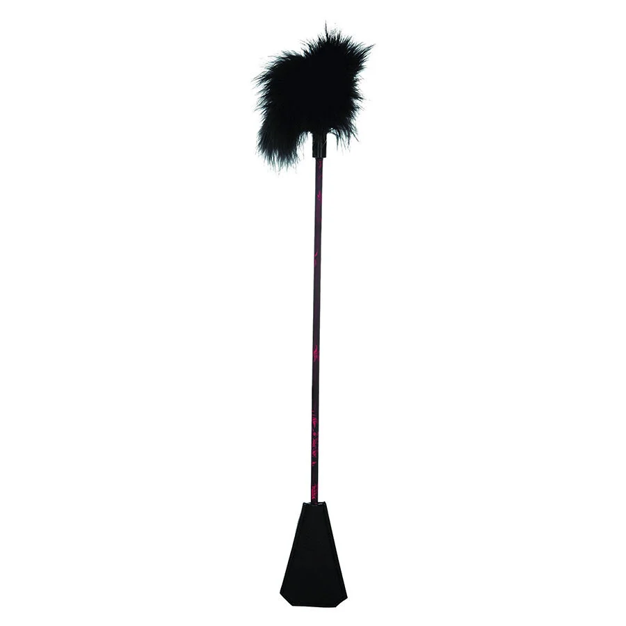 CalExotics Scandal Feather Crop frustino nero 53 cm piuma