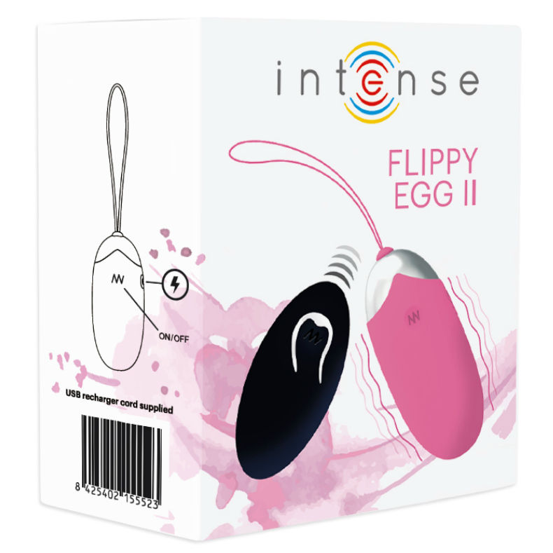 Frutille Flippy II uovo vibrante rosa 12 modalità telecomando
