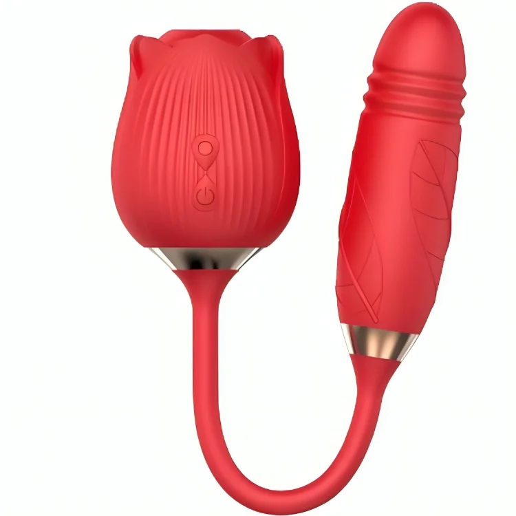Armony Delight Flower stimolatore clitoride rosso aspirazione