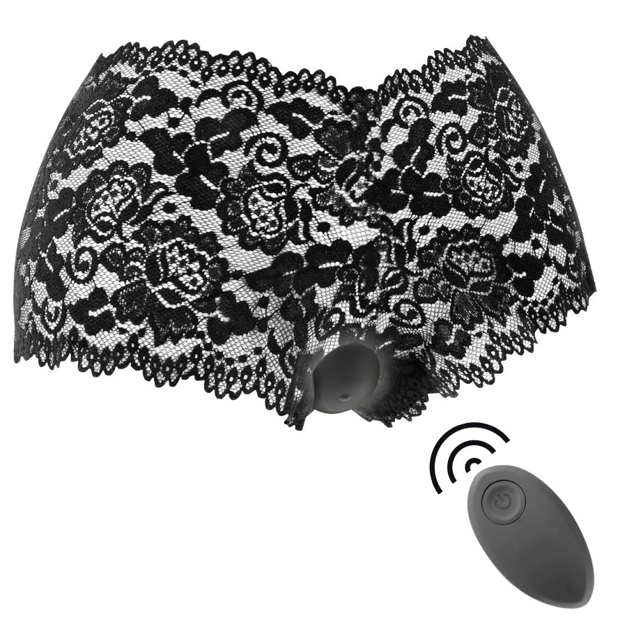 Black&Silver Zara vibratore indossabile telecomando silicone