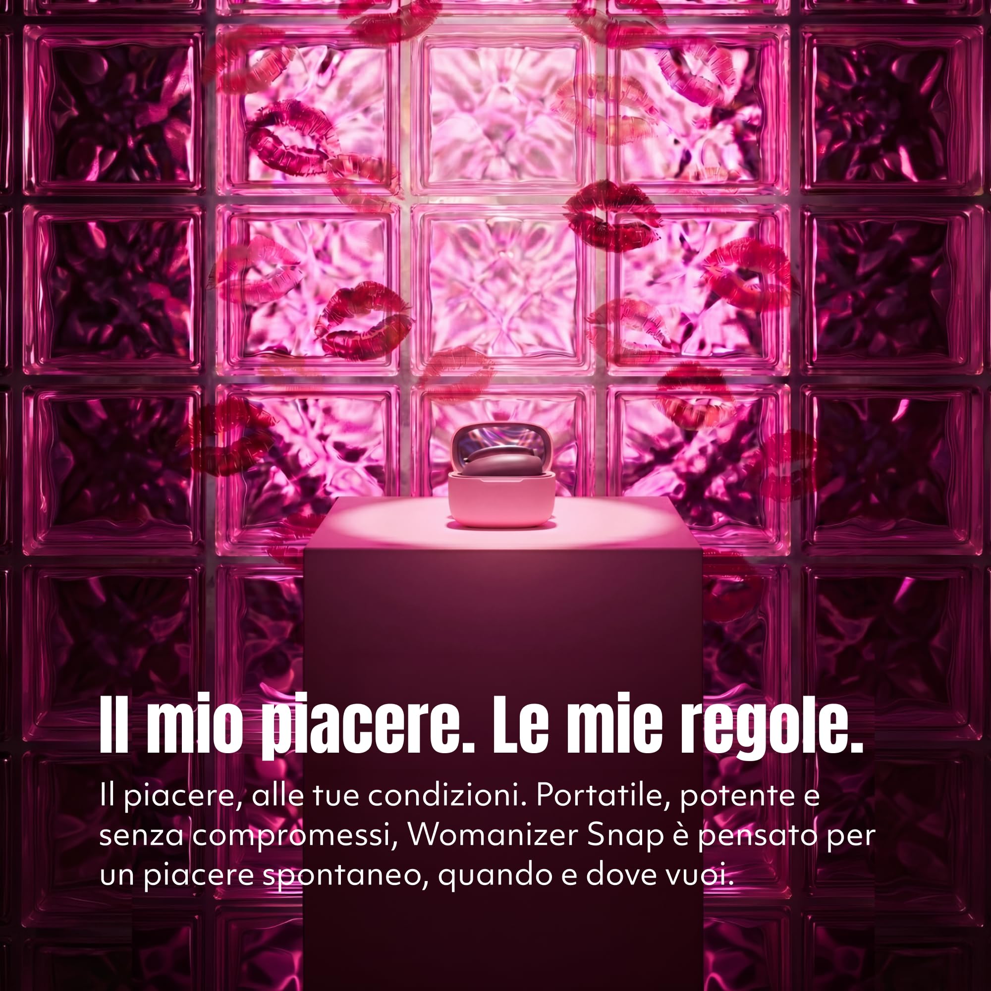 Womanizer Snap Stimolatore Clitorideo 6 Intensità Custodia