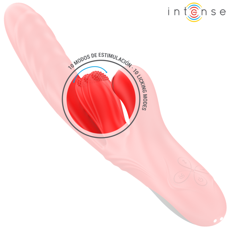 Intense Karol Rosso vibratore spinta e aspirazione