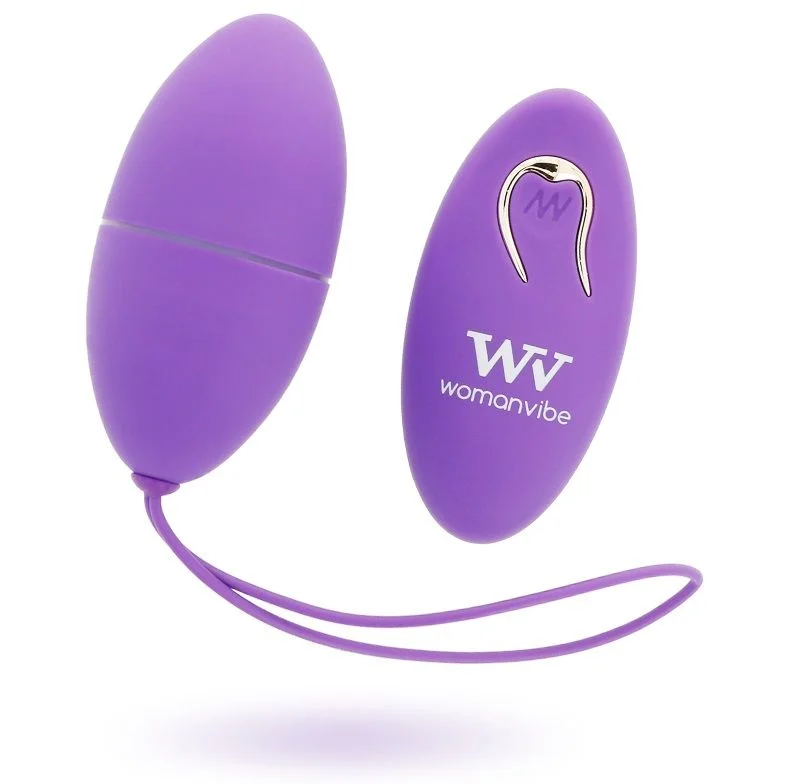 Womanvibe Alsan Egg uovo vibrante viola telecomando