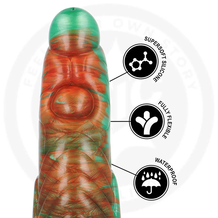 Epic Cybersilicock Tiryon dildo verde flash 182 mm