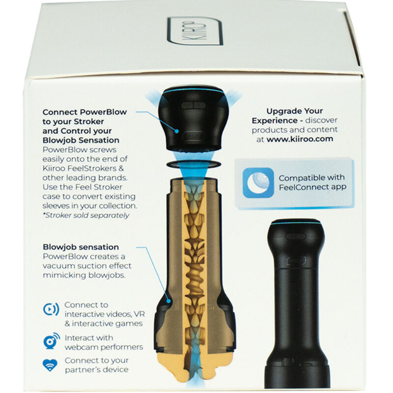 Kiiroo PowerBlow aspiratore stroker Bluetooth USB-C