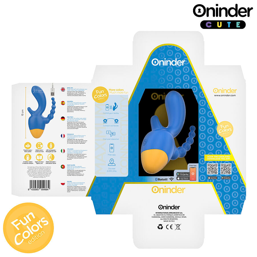 Oninder Cute Triple vibratore triplo stimolazione 9 modi