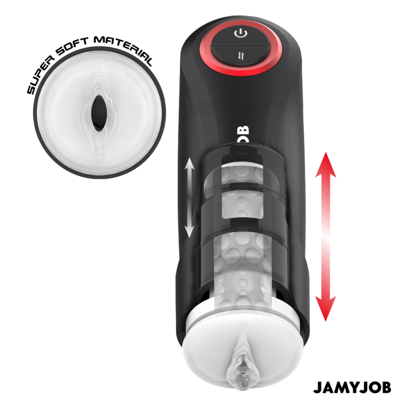 Jamyjob Gravity masturbatore aspirante silicone 5 modalità