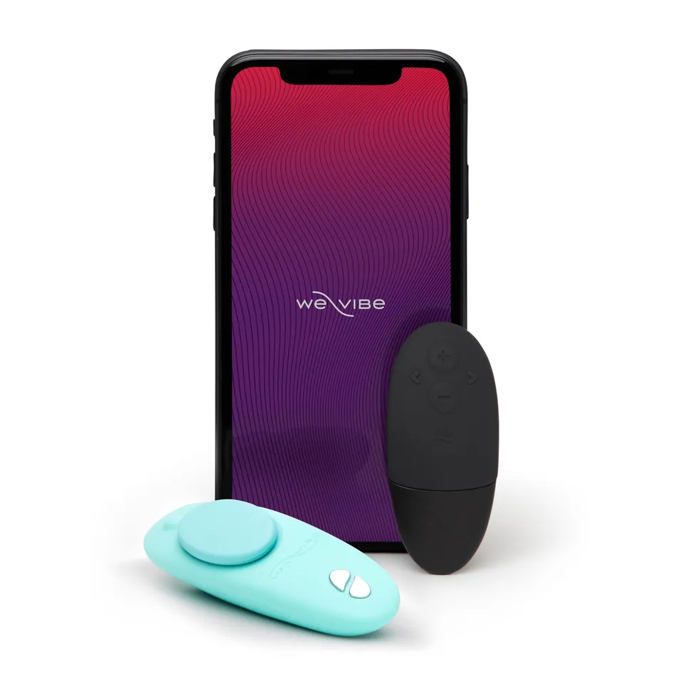 We-Vibe Moxie vibratore indossabile slip aqua con app