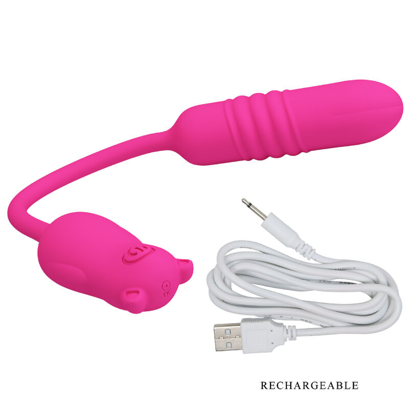 Pretty Love Nobikuma proiettile vibrante rosa ricaricabile