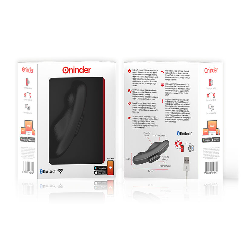 ONINDER Manila stimolatore clitorideo indossabile con app