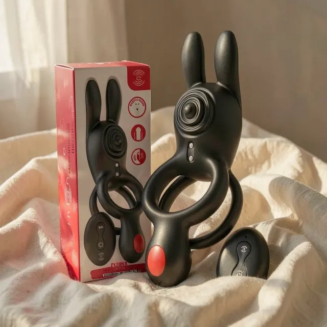 Frutille Quinn Intense anello vibrante coppia con telecomando