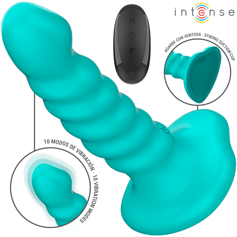 Intense Buffy S vibratore blu con ventosa 10 modi