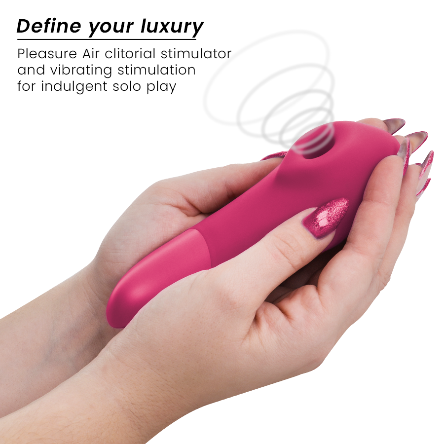 Womanizer Enhance stimolatore clitoride rosa vibrante aria