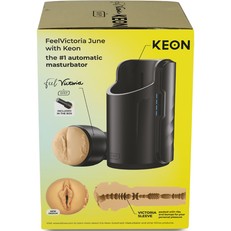 Kiiroo Keon WiFi + FeelVictoria masturbatore automatico interattivo