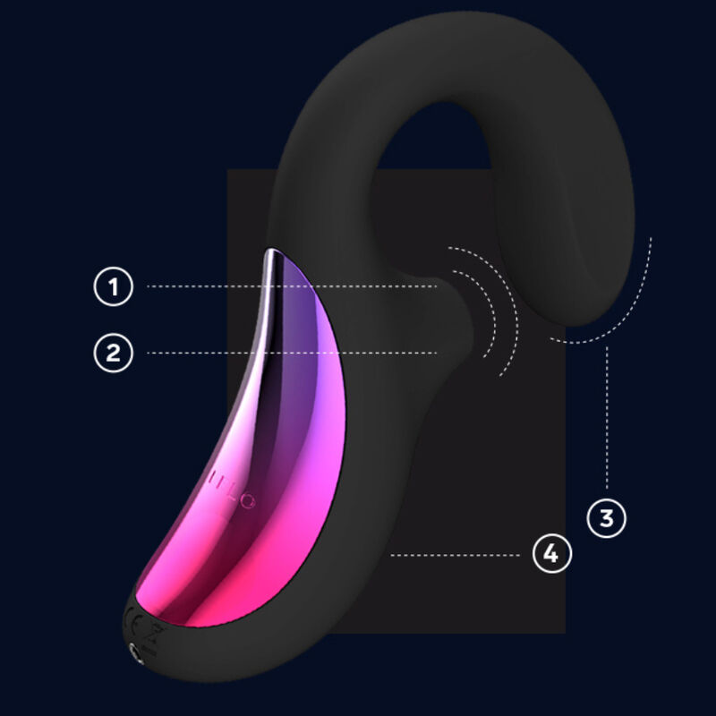 LELO Enigma Cruise vibratore succhia clitoride nero