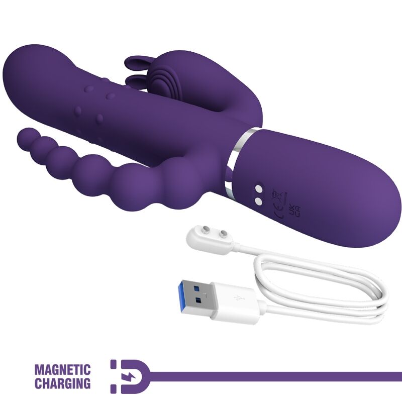 Pretty Love Cammy vibratore rabbit triplo