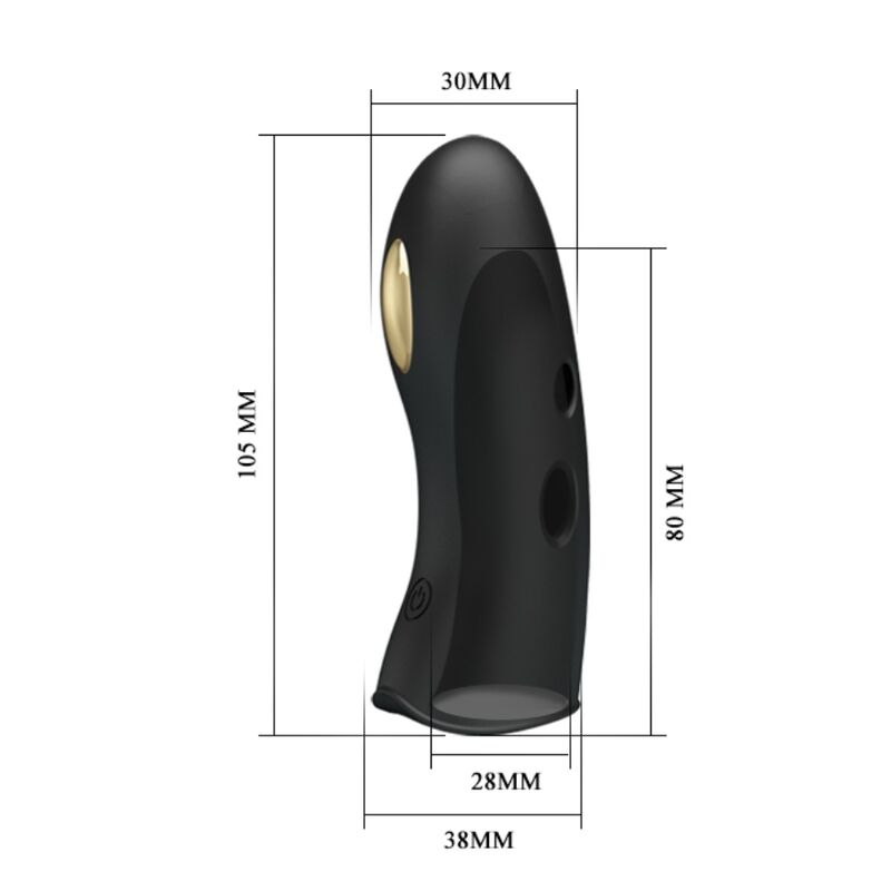 Pretty Love Marico stimolatore dito oro 7 modalità