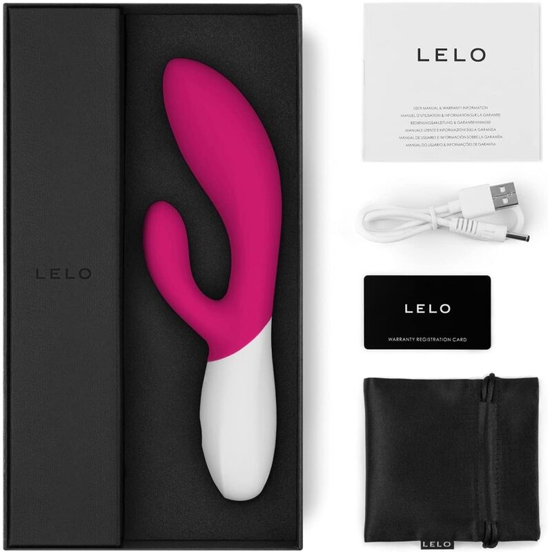 LELO Ina Wave 2 vibratore rabbit cerise Wavemotion 12 modi