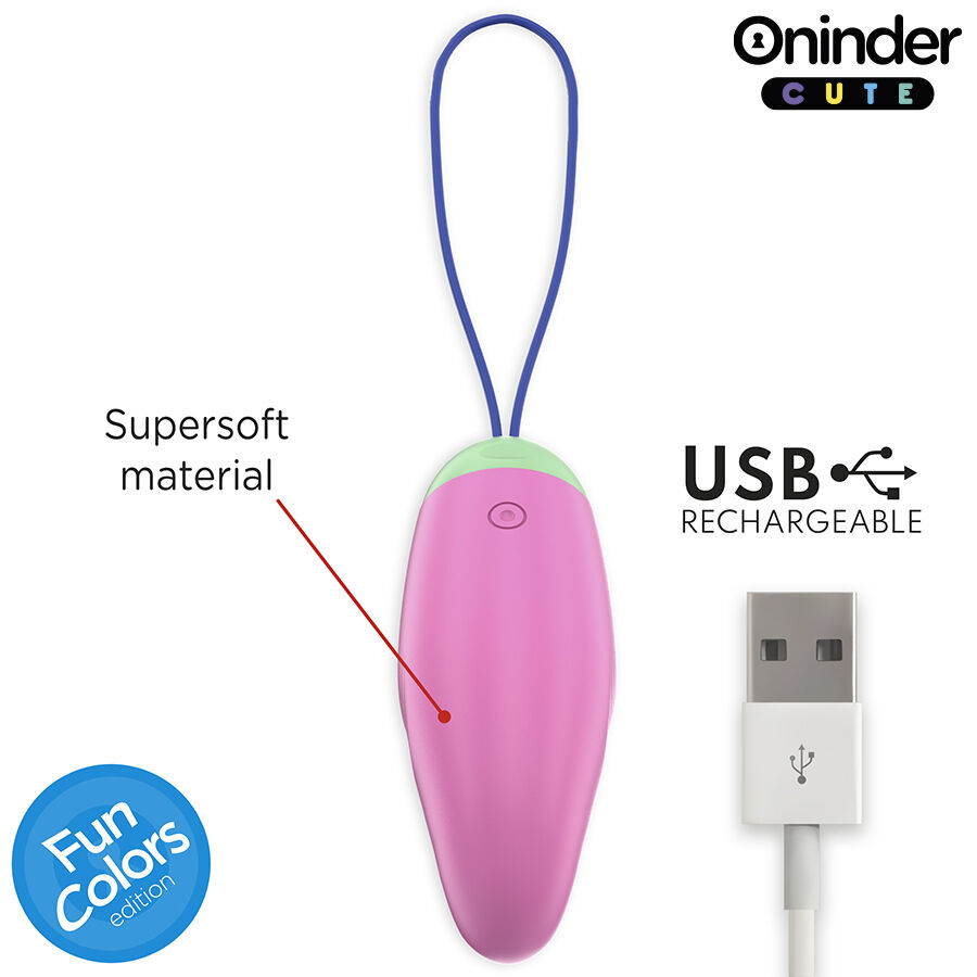 ONINDER Cute vibratore rotante con app