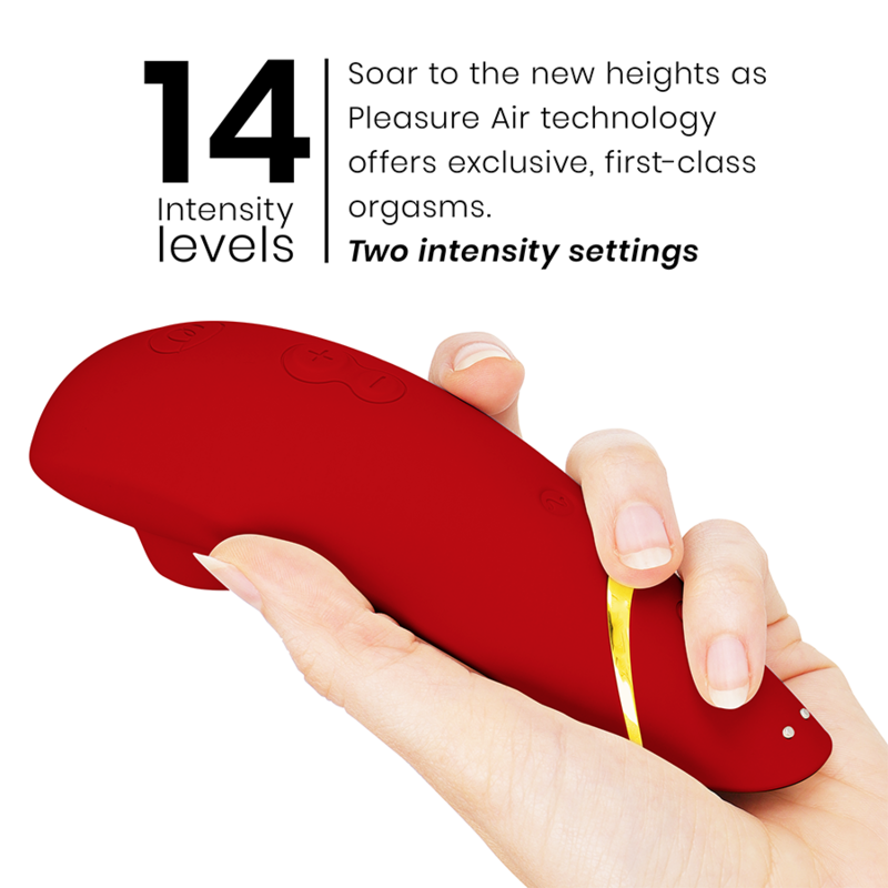 Womanizer Premium 2 stimolatore clitorideo bordeaux air