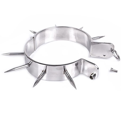 Metal Hard Collare con Punte acciaio 13,5 cm