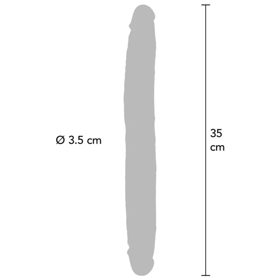 ToyJoy Get Real Skin 35 cm dildo doppia estremità