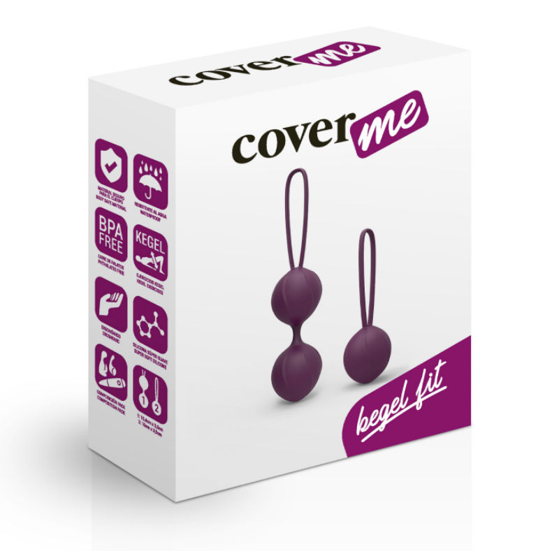 Coverme Kegel Fit palline kegel lilla 2 pezzi