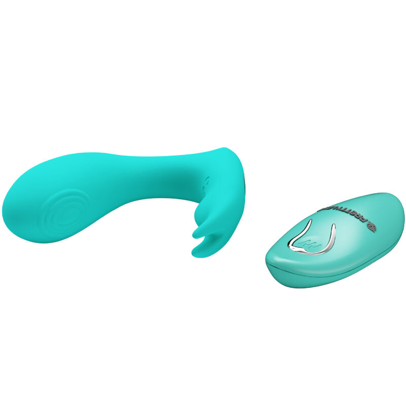 Pretty Love Idabelle vibratore rabbit blu con telecomando
