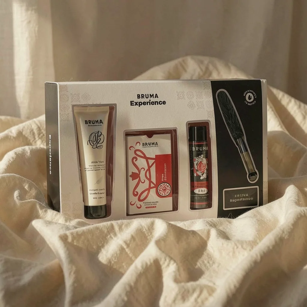 Bruma Xperience Fragola kit vibrante massaggio e lubrificante