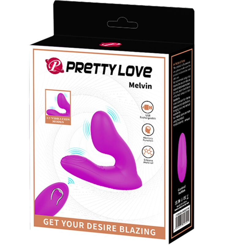 Pretty Love Melvin rabbit vibrante a 2 motori
