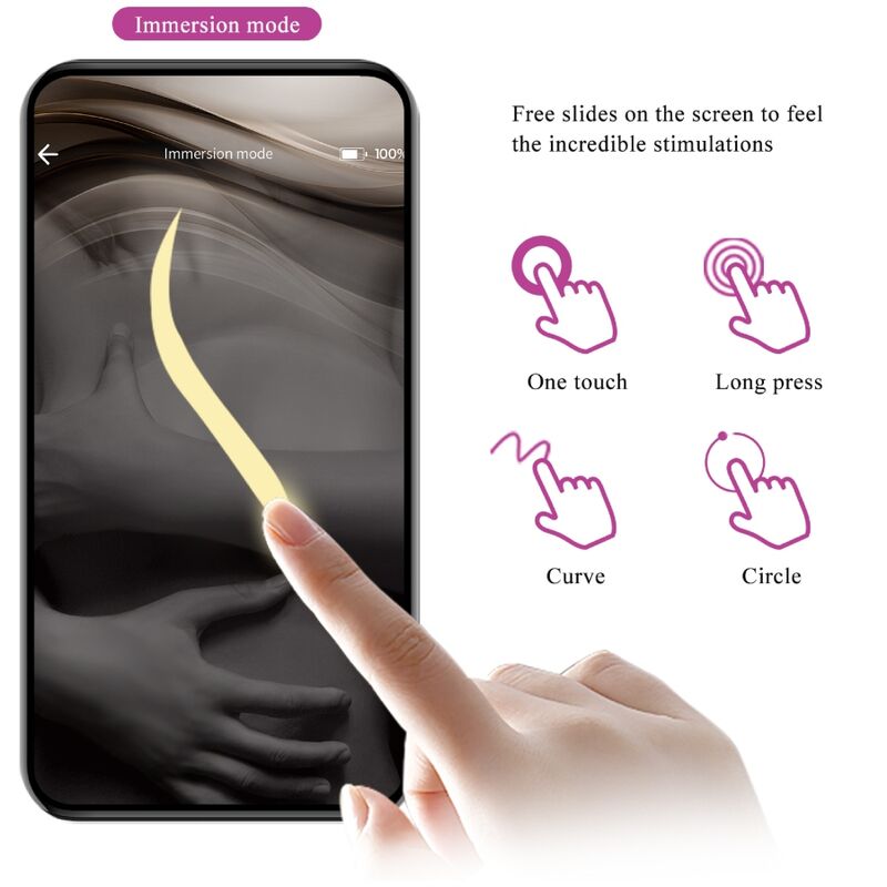 Pretty Love Catalina vibratore indossabile app viola