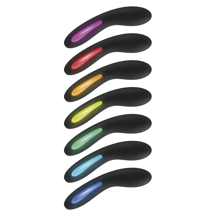 LUZ Luminate Nero vibratore punto G silicone 17 cm