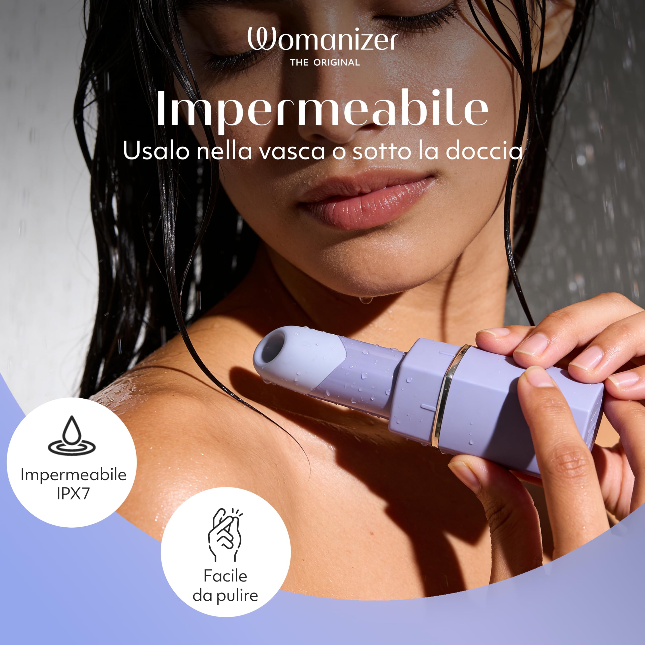 Womanizer Beauty stimolatore clitorideo lilla 6 intensità