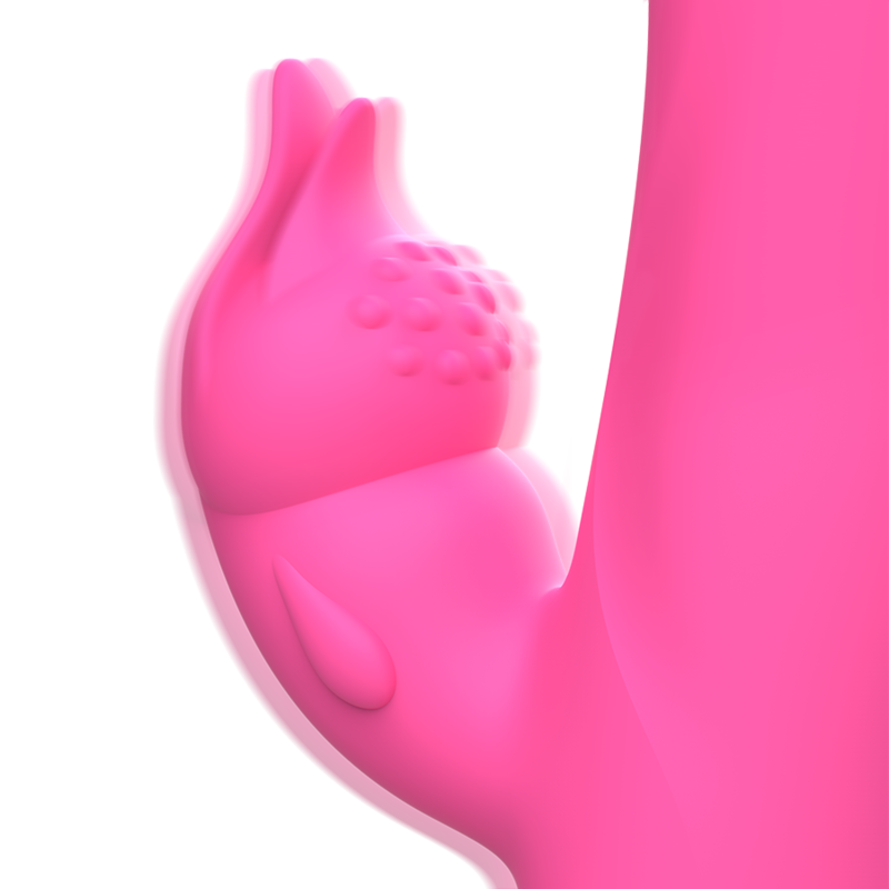 Intense Julio vibratore rabbit rosa con ventosa