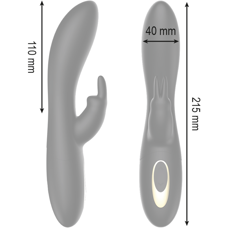 Ibiza Euphoric Spinning Rabbit vibratore rotante 2 motori