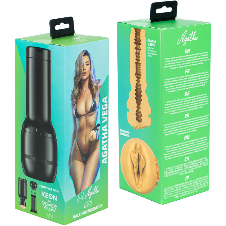 Kiiroo FeelAgatha Stroker masturbatore TPE a spirale