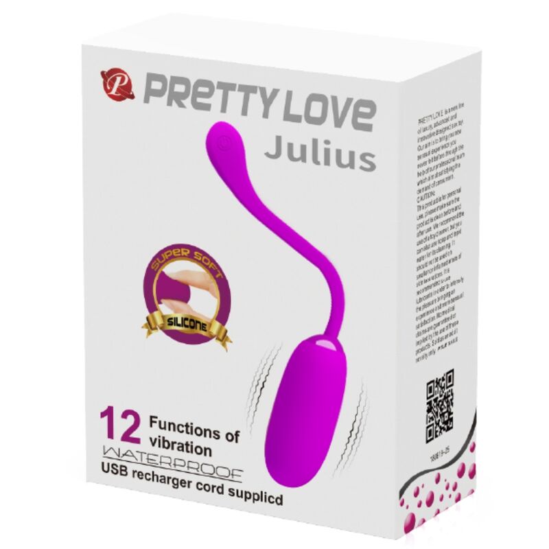 Pretty Love Julius ovetto vibrante viola 12 modalità