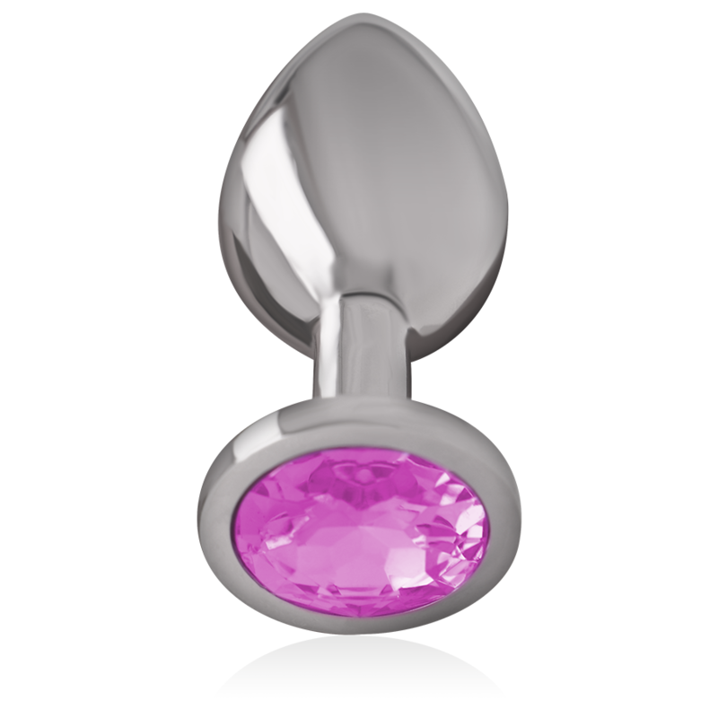 Intense Gioiello Rosa plug anale metallo L 9x4 cm